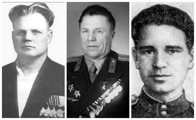 Николай Петрович Маликов, Михаил Дмитриевич Никишин и Владимир Тимофеевич Пивченков