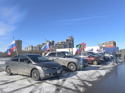 В Рязани состоялся автопробег, посвященный годовщине вхождения Крыма и Севастополя в состав Российск
