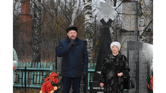 В селе Енкаево открыли памятник землякам, погибшим в годы Великой Отечественной войны