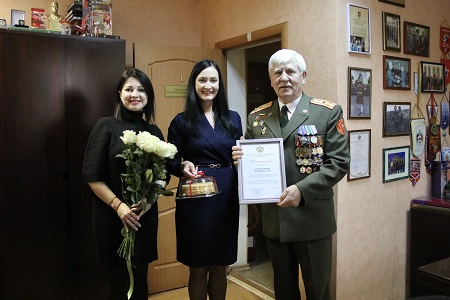 Председатель Рязанского городского совета ветеранов Валерий Иванович Конопацкий отмечает юбилей