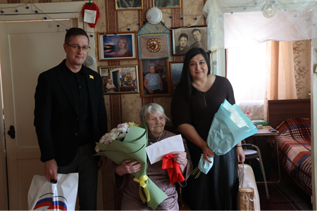 100-летний юбилей отметила труженица тыла Мария Борисовна Власова