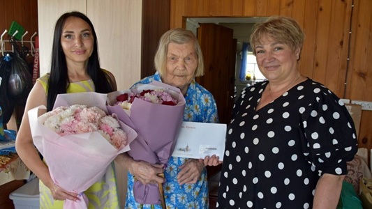 Лидия Родина из села Сушки Спасского округа отметила столетие