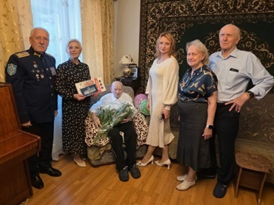 Участник Великой Отечественной войны Валентин Козлов отметил свой 104-й день рождения
