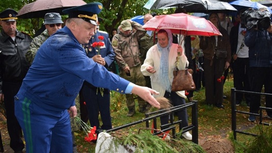 Останки погибшего в 1942 году под Воронежем Федора Гаврикова захоронили в Спас-Клепиках