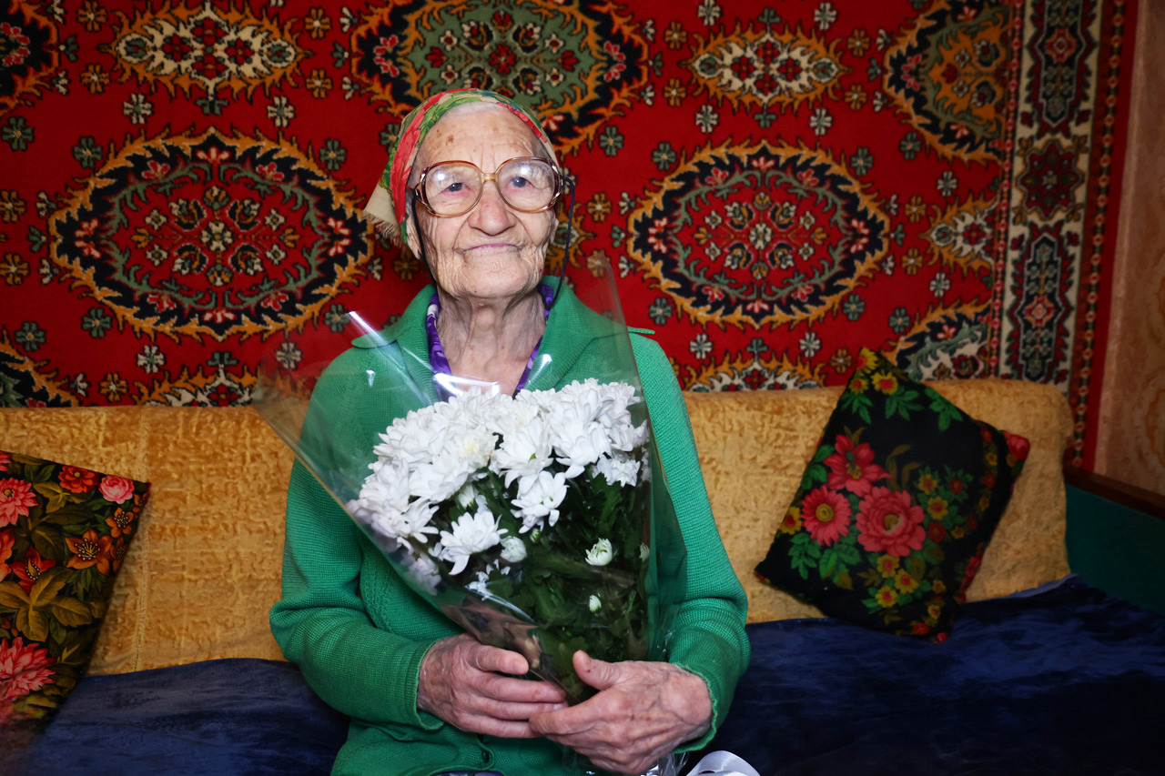 Ветеран ВОВ Клавдия Васильевна Беликова отметила 101-летие