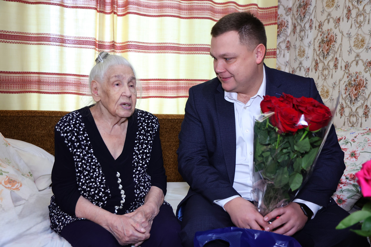 Ветерану Великой Отечественной войны Климовой Нине Петровне исполнился 101 год